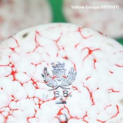 フランス製 ヴィンテージ ホウロウキャニスター5点セット（赤白マーブル）