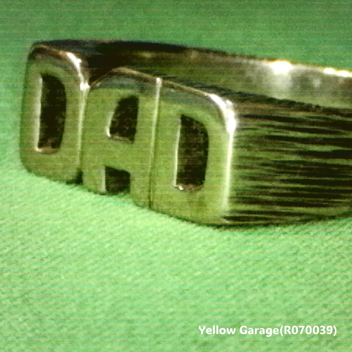 イギリスヴィンテージ 9金「DAD」メンズリング（刻印あり・ケース付き）