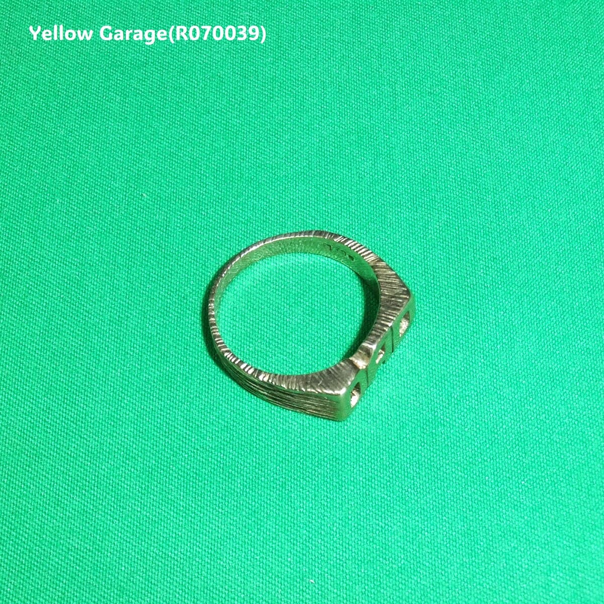 イギリスヴィンテージ 9金「DAD」メンズリング（刻印あり・ケース付き）