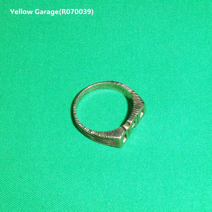 イギリスヴィンテージ 9金「DAD」メンズリング（刻印あり・ケース付き）