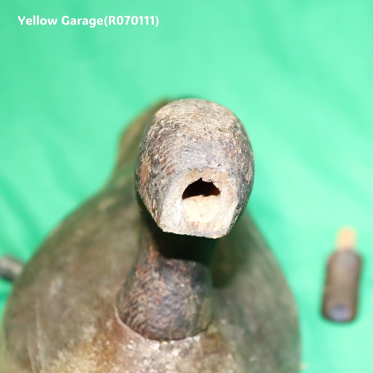 アンティーク 木製 カモ デコイ（村田コレクション／抜けるくちばし付き）