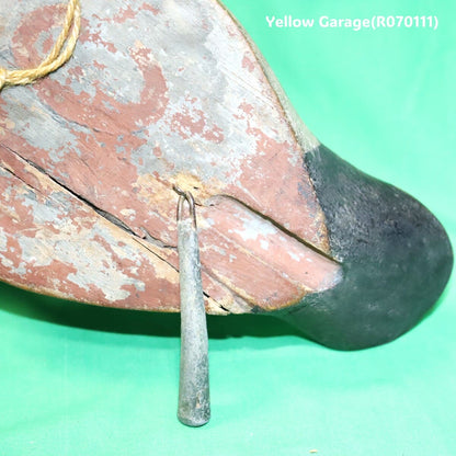 アンティーク 木製 カモ デコイ（村田コレクション／抜けるくちばし付き）