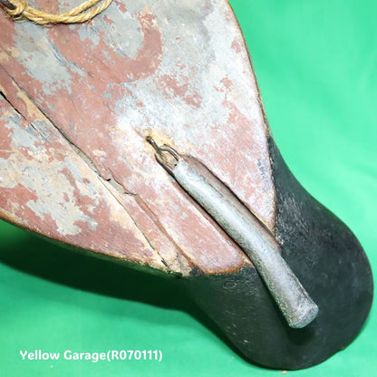 アンティーク 木製 カモ デコイ（村田コレクション／抜けるくちばし付き）