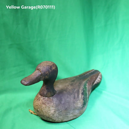 アンティーク 木製 カモ デコイ（村田コレクション／抜けるくちばし付き）