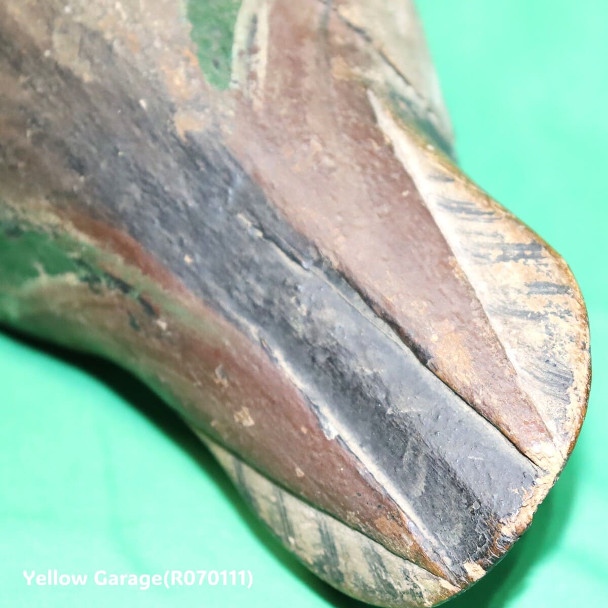 アンティーク 木製 カモ デコイ（村田コレクション／抜けるくちばし付き）