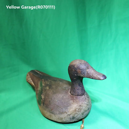 アンティーク 木製 カモ デコイ（村田コレクション／抜けるくちばし付き）