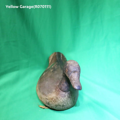 アンティーク 木製 カモ デコイ（村田コレクション／抜けるくちばし付き）