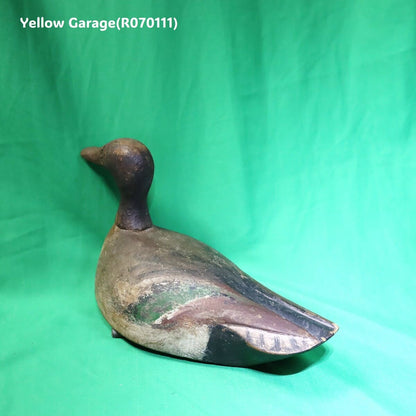 アンティーク 木製 カモ デコイ（村田コレクション／抜けるくちばし付き）