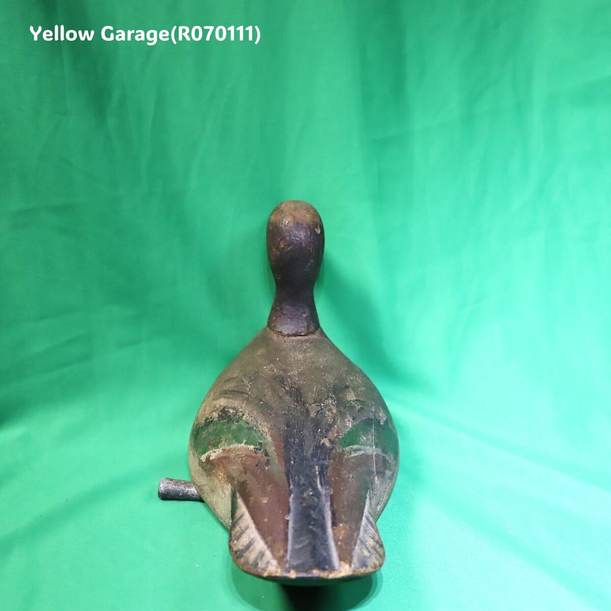 アンティーク 木製 カモ デコイ（村田コレクション／抜けるくちばし付き）