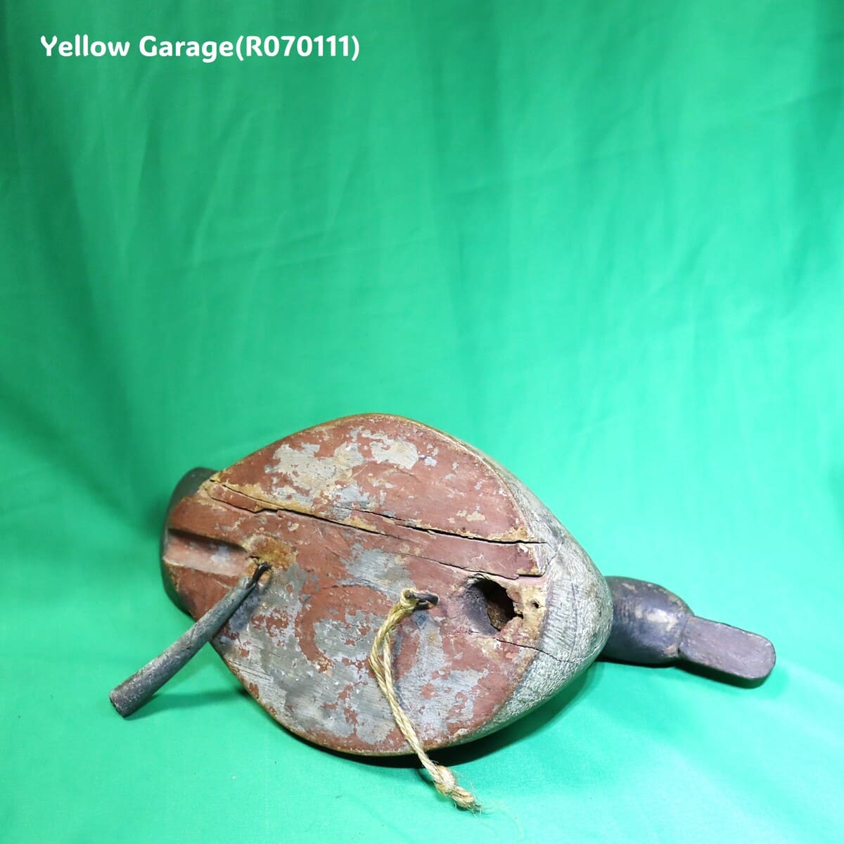 アンティーク 木製 カモ デコイ（村田コレクション／抜けるくちばし付き）